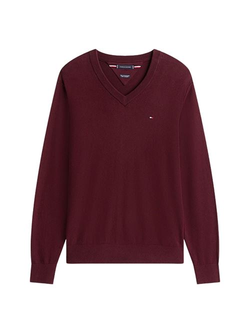 Maglioncino misto cashmere con scollo a V Tommy Hilfiger | MW0MW28047XIH